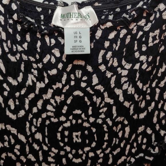 Motherhood Maternity Large Black&White Maxi Dress - Picture 7 of 16